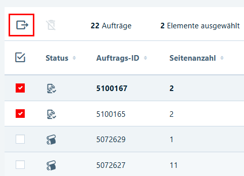 Ausgabe in CSV-Datei